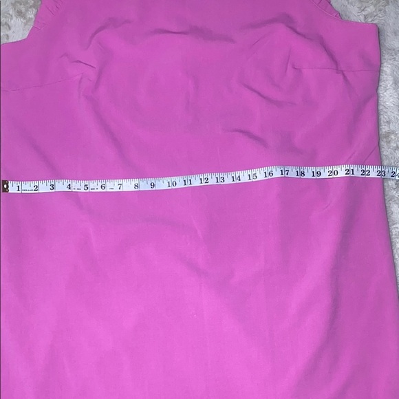 J. Crew Vibrant Pink Ruffle Sleeve Mini Dress - Picture 7 of 13
